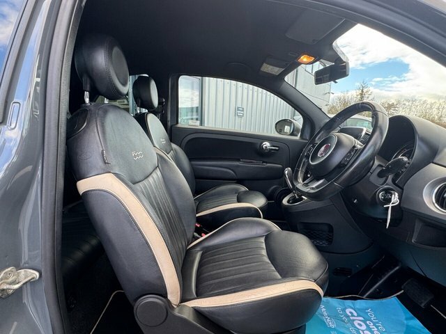 Fiat 500 S Hatchback NL66NBG Grey #4