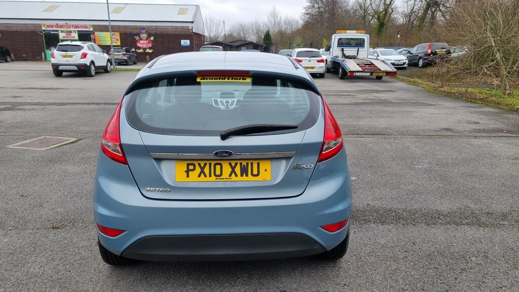 Ford Fiesta Hatchback 1.4 Zetec 2010 PX10XWU Blue #5