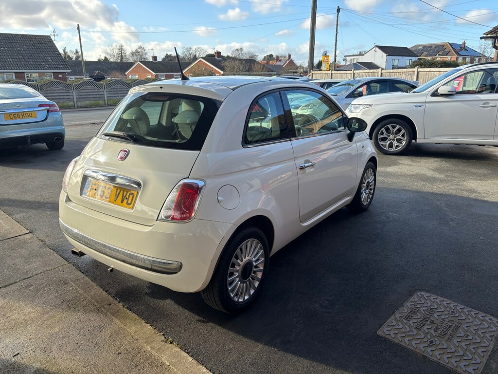 Fiat 500 1.2 Lounge Start Stop FX63VVO White #4