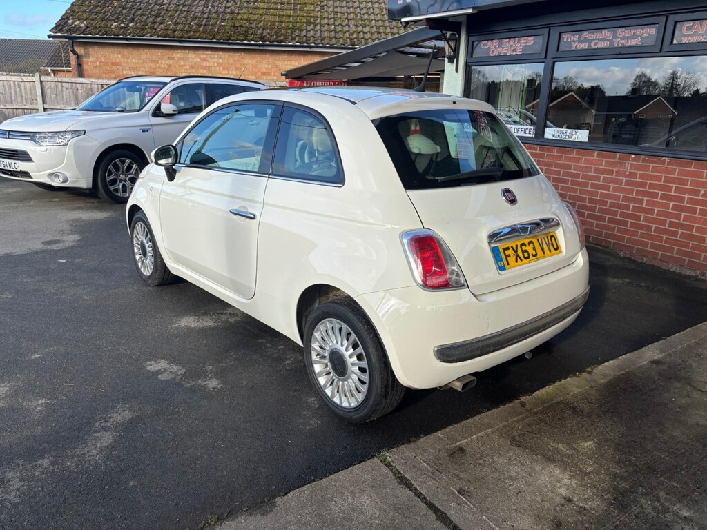 Fiat 500 1.2 Lounge Start Stop FX63VVO White #5