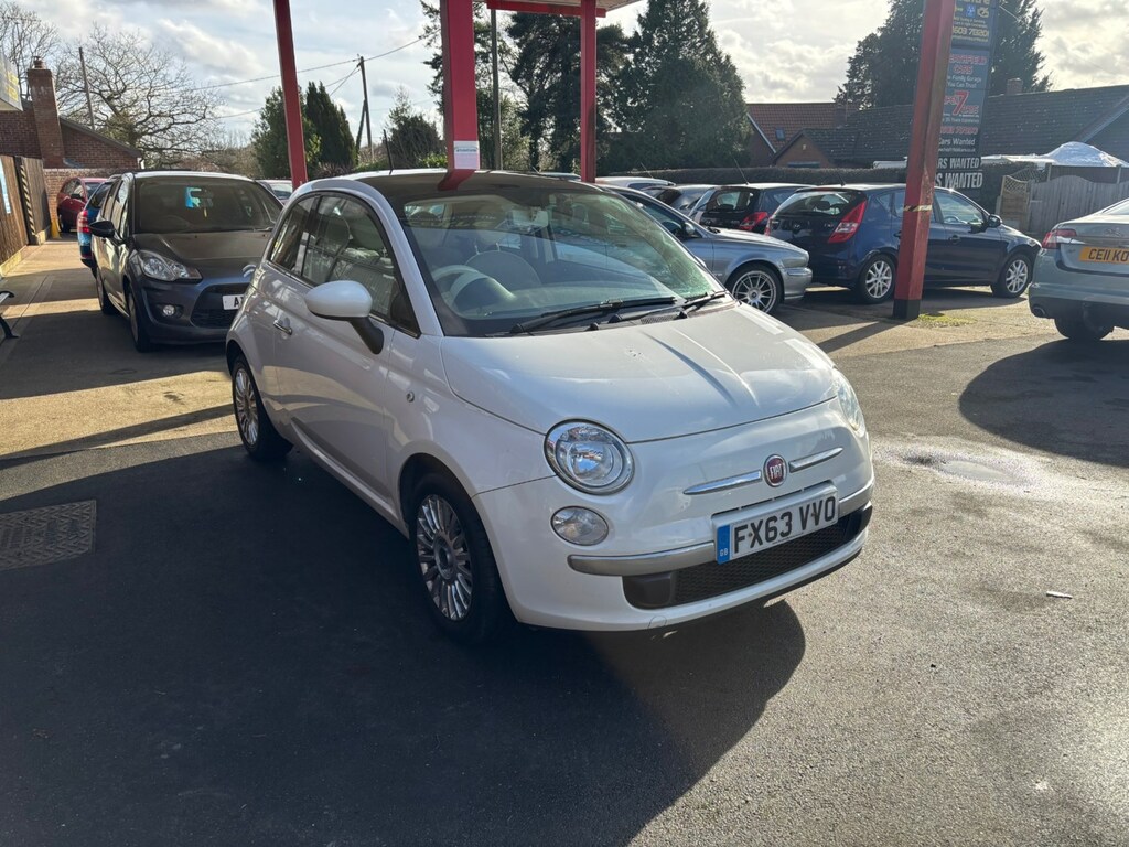 Fiat 500 1.2 Lounge Start Stop FX63VVO White #3