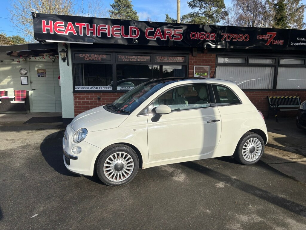 Fiat 500 1.2 Lounge Start Stop White