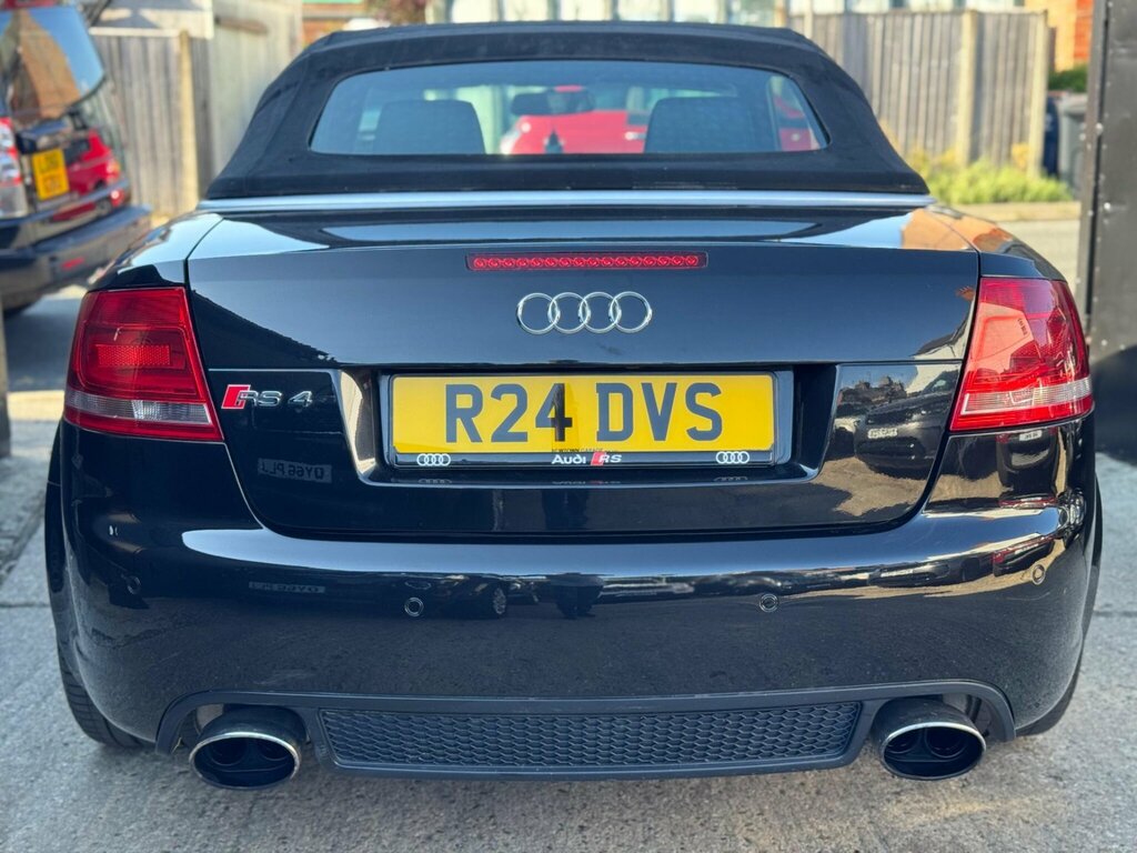 Audi RS4 Cabriolet Rs 4 Quattro Black #9