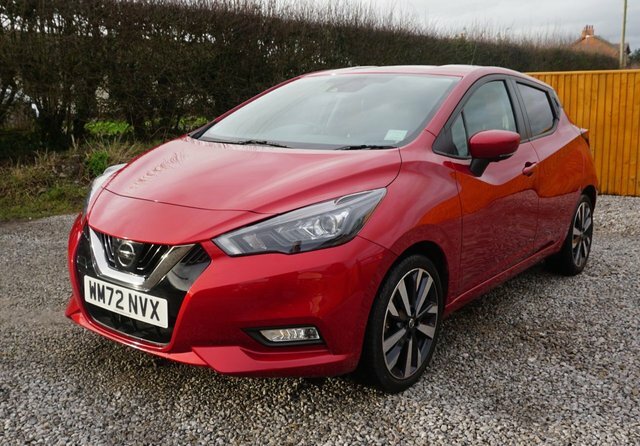 Nissan Micra Ig-t Tekna Hatchback WM72NVX Red #6