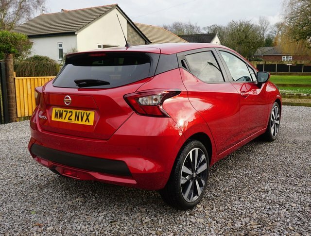 Nissan Micra Ig-t Tekna Hatchback WM72NVX Red #3
