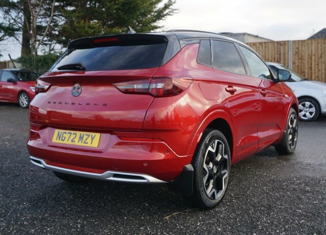 Vauxhall Grandland Turbo Ultimate Suv NG72MZY Red #3