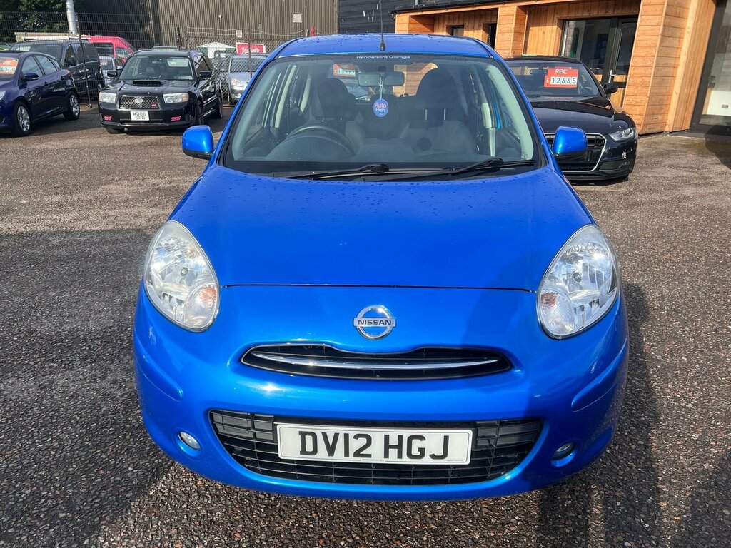 Nissan Micra Hatchback Acenta Dig-s 2012 DV12HGJ Blue #4