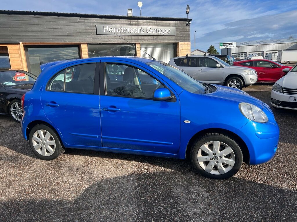 Nissan Micra Hatchback Acenta Dig-s 2012 Blue