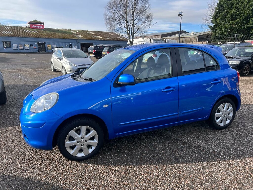 Nissan Micra Hatchback Acenta Dig-s 2012 DV12HGJ Blue #5