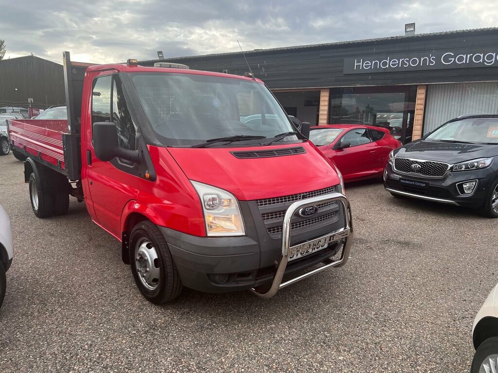Ford Transit Custom Chassis Cab 350 Cc Drw 2012 Red