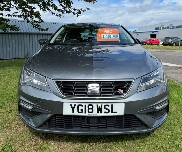 Seat Leon Hatchback 1.4 Tsi Fr Technology 2018 YG18WSL Grey #3