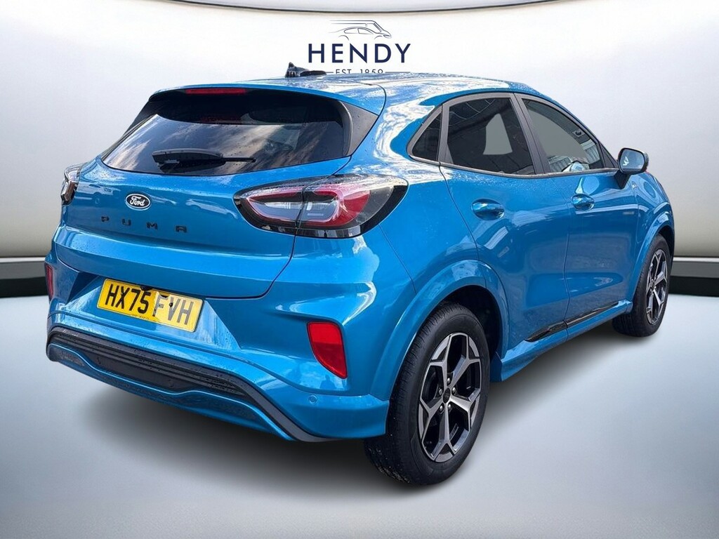 Ford Puma 1.0 Ecoboost Hybrid Mhev St-line HX75FVH Blue #4