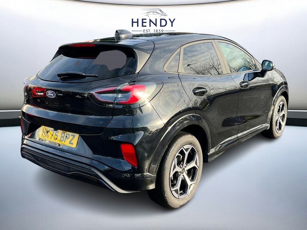 Ford Puma 1.0 Ecoboost Hybrid Mhev St-line Dct HK75BPZ Black #4