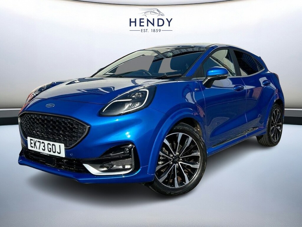 Ford Puma 1.0 Ecoboost Hybr Mhev 155 St-line Vignale Dct EK73GOJ Blue #5
