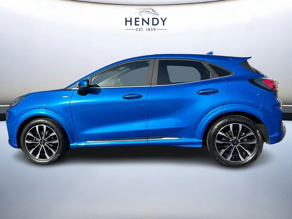 Ford Puma 1.0 Ecoboost Hybr Mhev 155 St-line Vignale Dct EK73GOJ Blue #6
