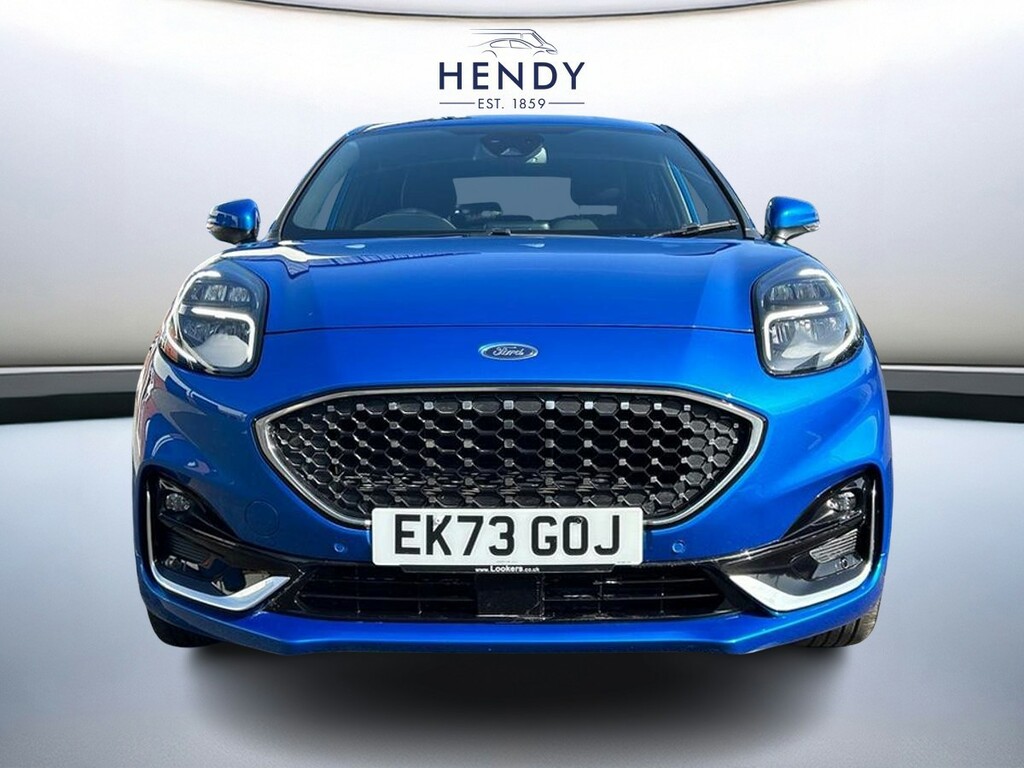 Ford Puma 1.0 Ecoboost Hybr Mhev 155 St-line Vignale Dct EK73GOJ Blue #4