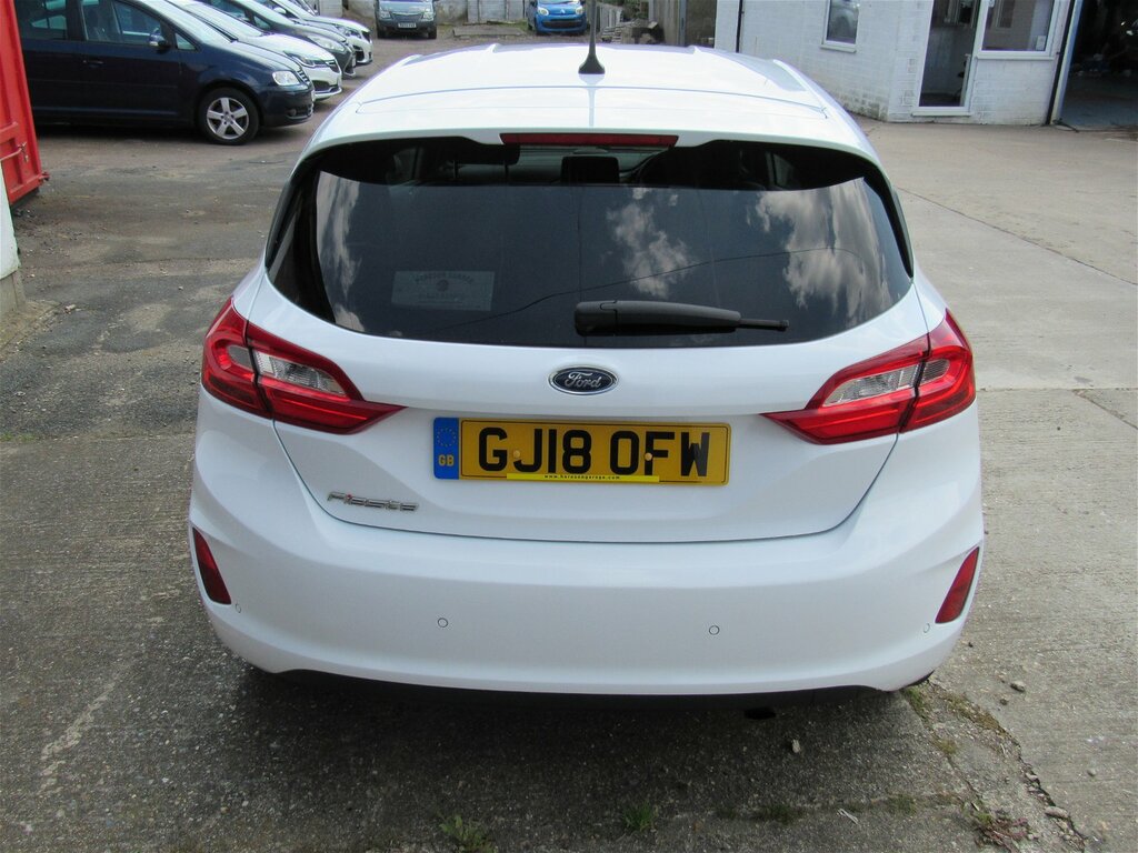 Ford Fiesta Titanium 1.0Lt Full Service History GJ18OFW White #4