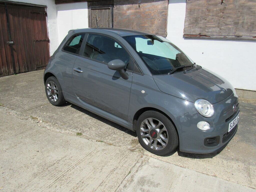 Fiat 500 S 35 A Year Tax Cheap Insurance SJ63JGX Grey #3