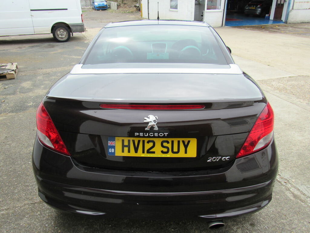Peugeot 207 Allure Convertible 1.6Cc Brown #4
