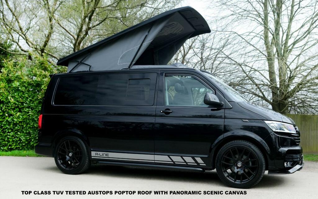 Volkswagen Transporter Camper Van 2.0 Tdi T30 Highline 2021 RK70UMU Black #2