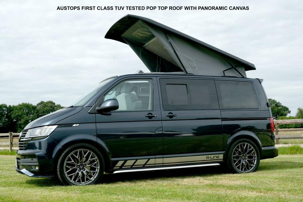 Volkswagen Transporter Camper Van 2.0 Tdi T30 Highline 2021 RK71VTO Blue #2
