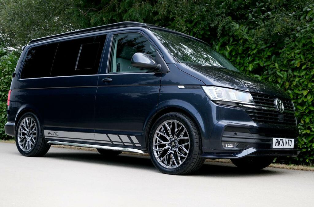 Volkswagen Transporter Camper Van 2.0 Tdi T30 Highline 2021 RK71VTO Blue #3
