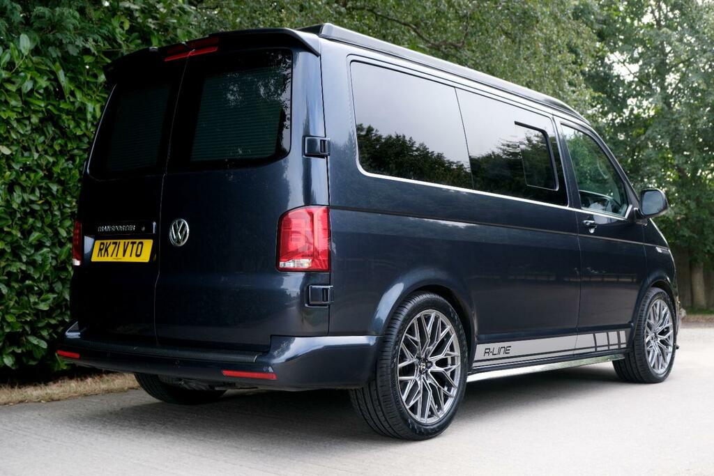 Volkswagen Transporter Camper Van 2.0 Tdi T30 Highline 2021 RK71VTO Blue #6