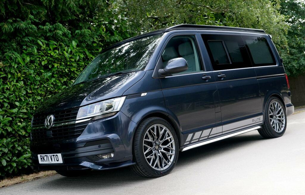 Volkswagen Transporter Camper Van 2.0 Tdi T30 Highline 2021 RK71VTO Blue #5