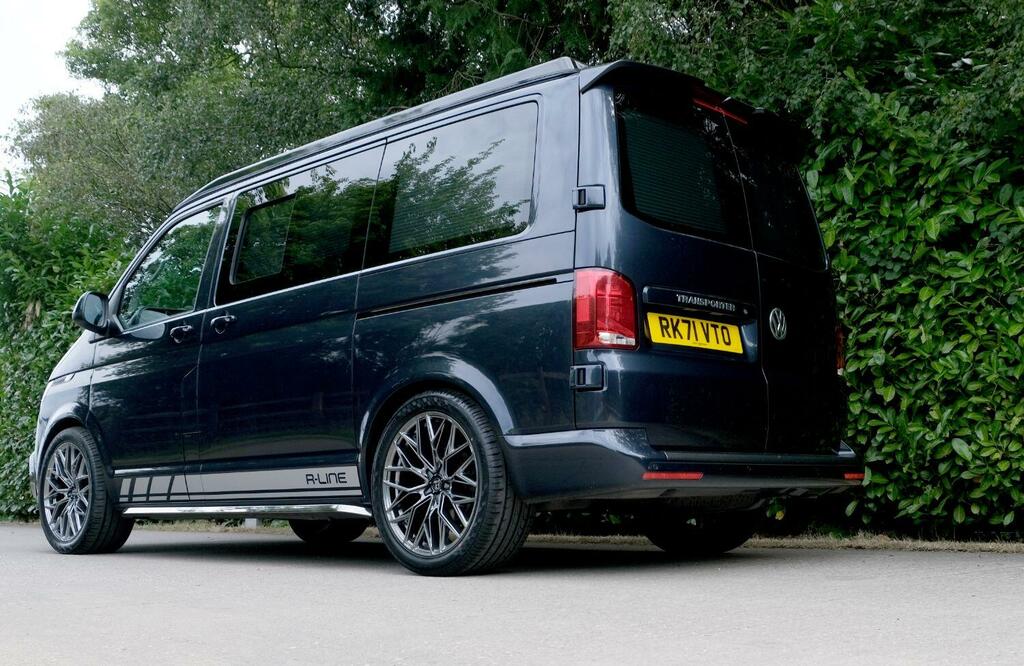 Volkswagen Transporter Camper Van 2.0 Tdi T30 Highline 2021 RK71VTO Blue #4