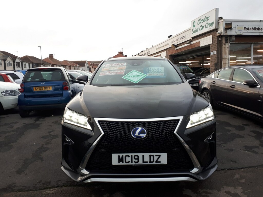 Lexus RX 450H 3.5 Hybrid F-sport Cvt Takumi Pack From Black