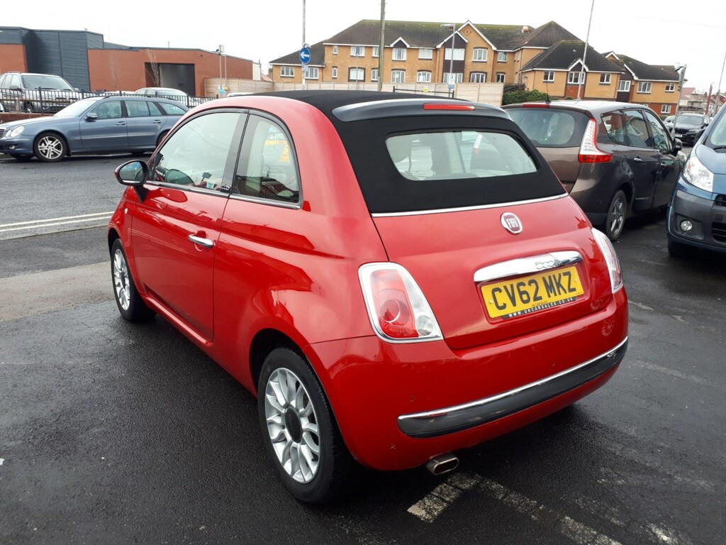 Fiat 500C 1.2 Lounge Convertible From 5,495 Retail Packag Red #6