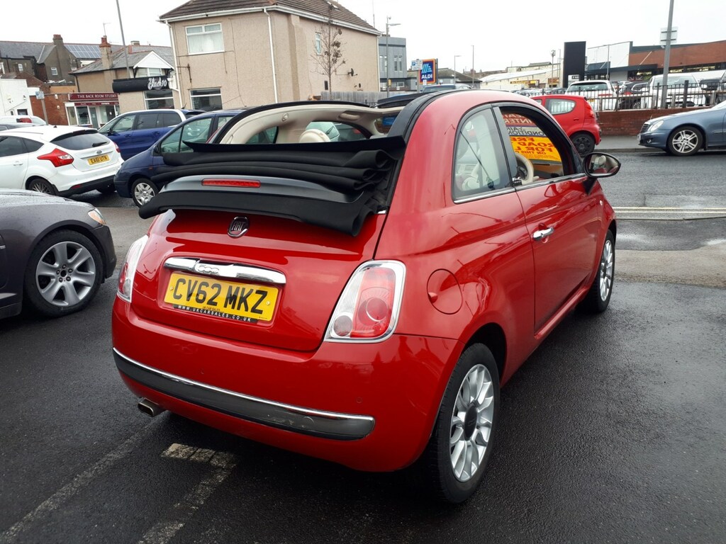 Fiat 500C 1.2 Lounge Convertible From 5,495 Retail Packag Red #4