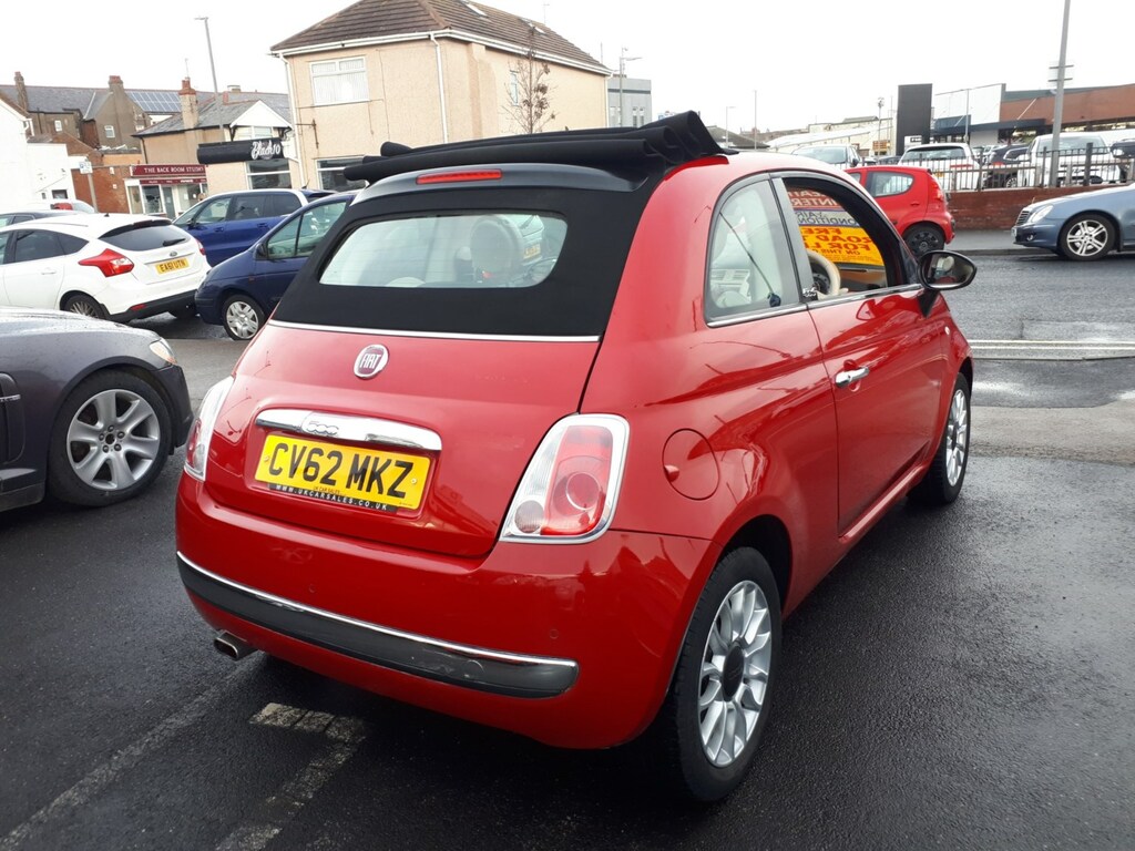 Fiat 500C 1.2 Lounge Convertible From 5,495 Retail Packag Red #5