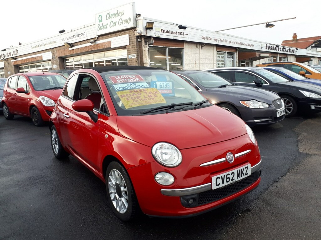 Fiat 500C 1.2 Lounge Convertible From 5,495 Retail Packag Red #3