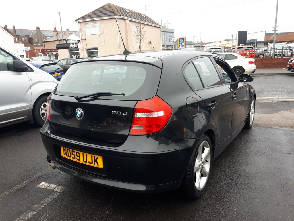 BMW 1 Series 118D 2.0 Sport 5-Door From 3,695 Retail ND59UJK Black #4