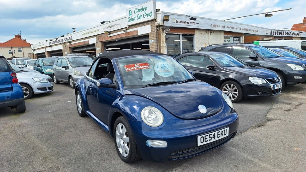 Volkswagen Beetle 2.0 Convertible From 2,995 Retail Package OE54EKU Blue #3