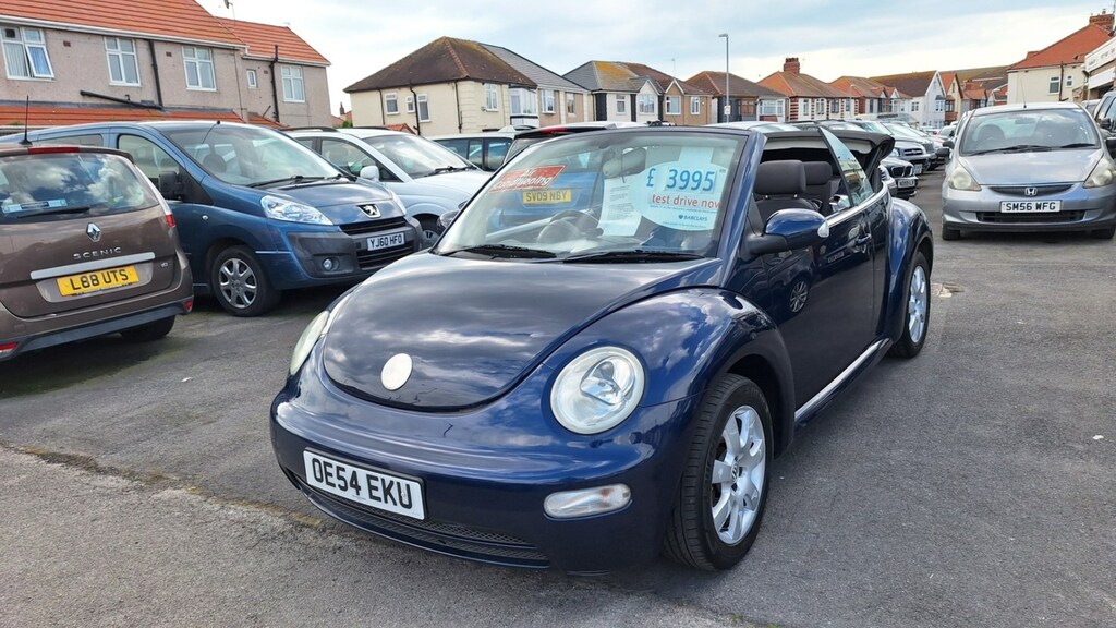 Volkswagen Beetle 2.0 Convertible From 2,995 Retail Package OE54EKU Blue #2