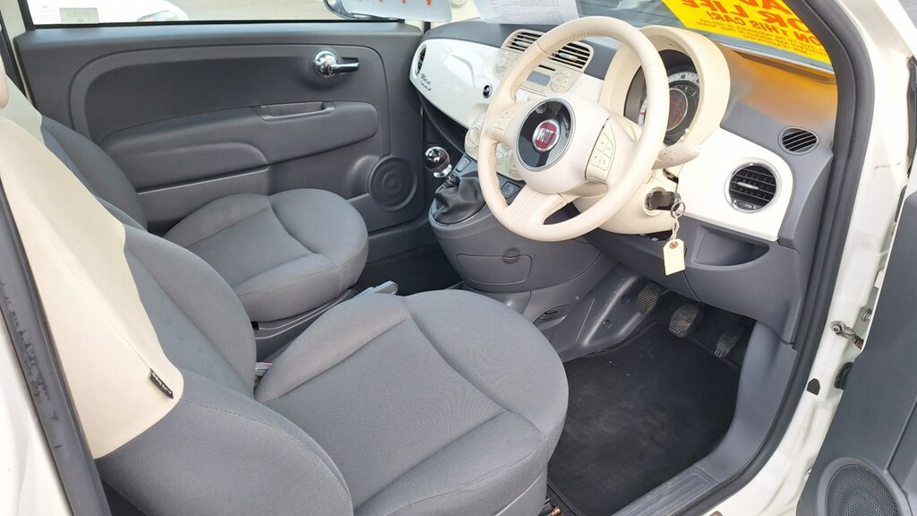 Fiat 500 1.2 Lounge 3-Door From 5,195 Retail Package White #6