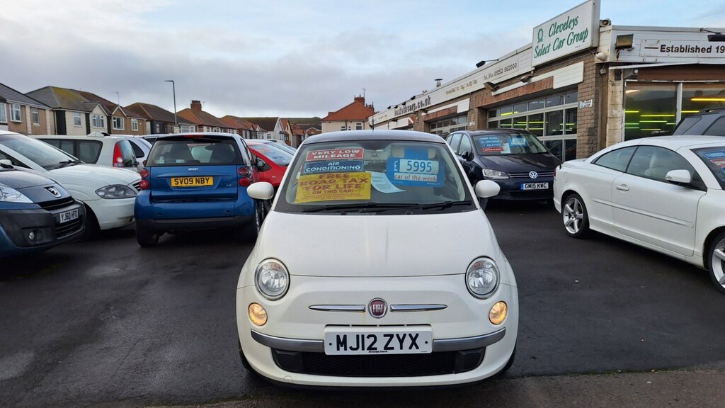 Fiat 500 1.2 Lounge 3-Door From 5,195 Retail Package White