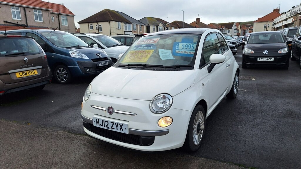 Fiat 500 1.2 Lounge 3-Door From 5,195 Retail Package White #2