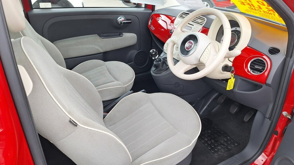 Fiat 500 1.2 Lounge 3-Door From 4,495 Retail Package WM12JJY Red #6
