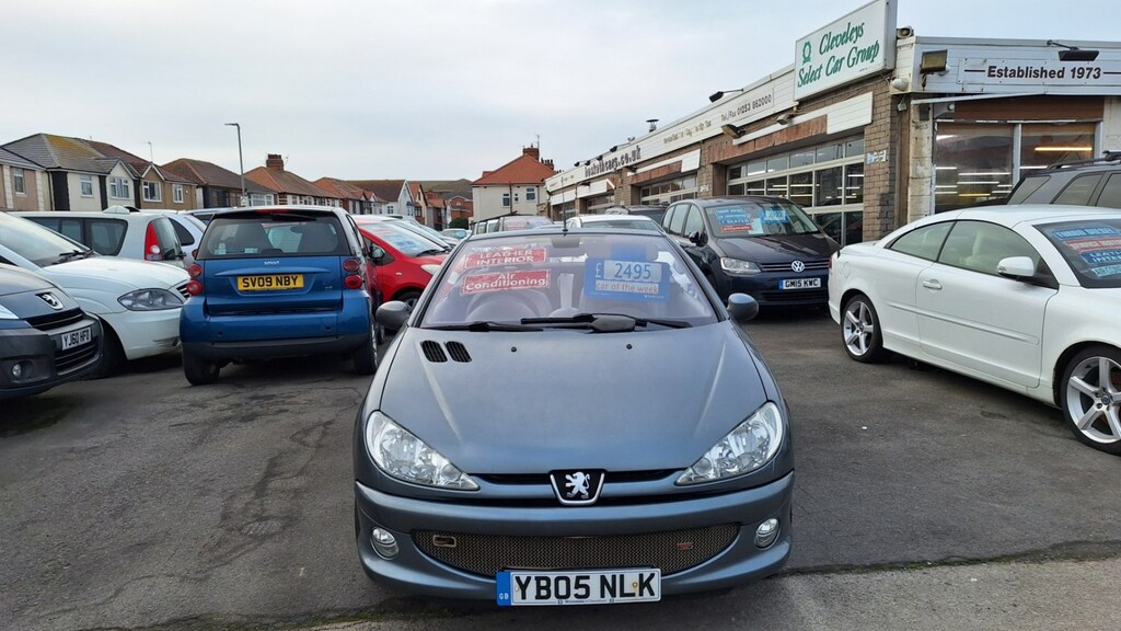 Peugeot 206 CC Cc 1.6 Allure Hardtop Convertible From 1,695 Re Grey