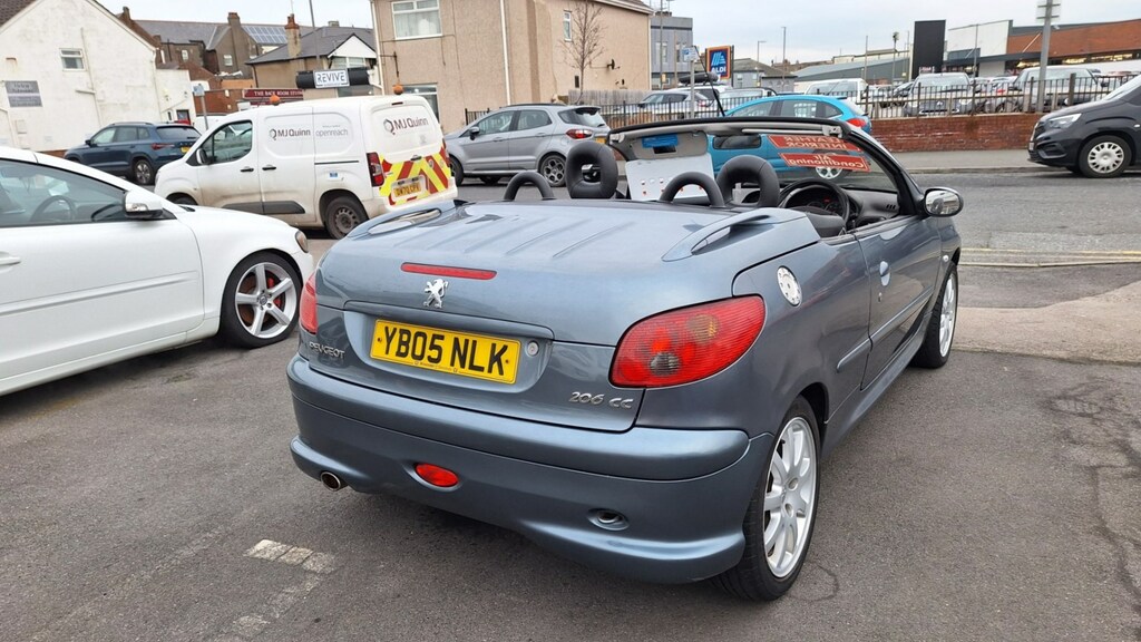 Peugeot 206 CC Cc 1.6 Allure Hardtop Convertible From 1,695 Re Grey #4