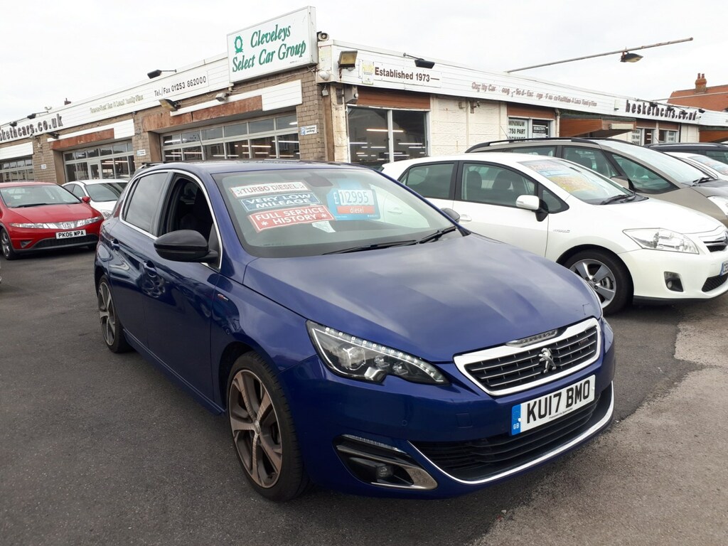 Peugeot 308 1.6 Bluehdi 120 Gt Line 5-Door From 10,495 Blue #3