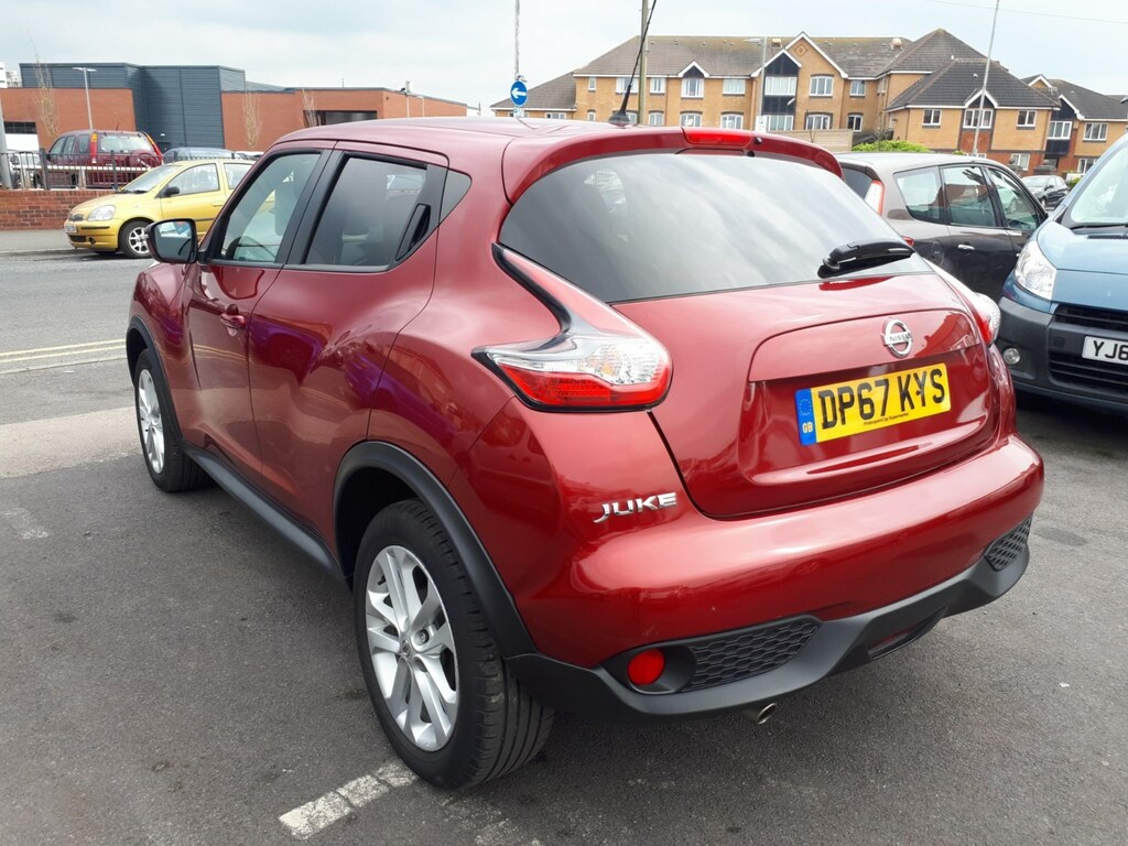 Nissan Juke 1.6 N-connecta Xtronic 5-Door From 11,9 DP67KYS Red #5