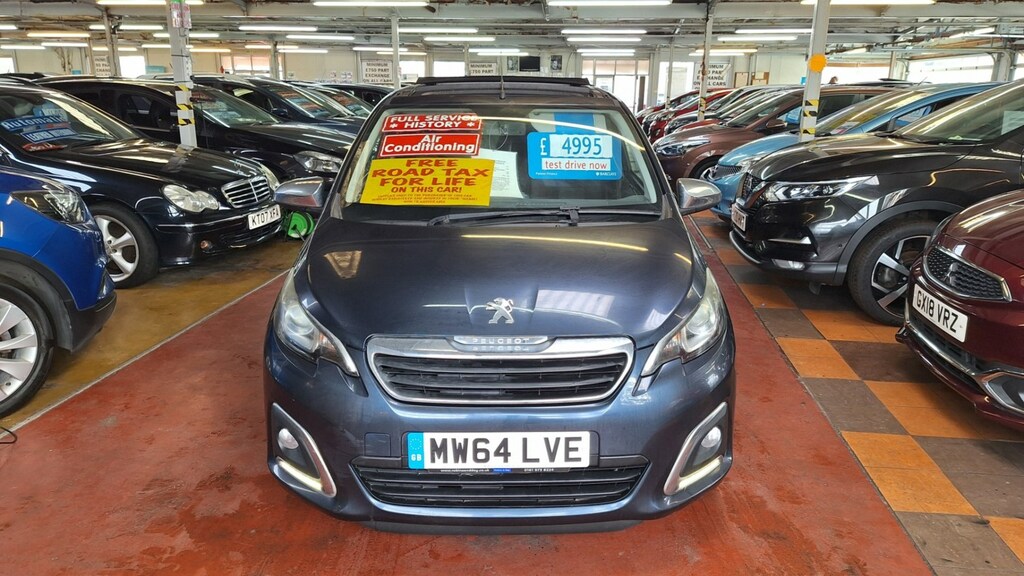 Peugeot 108 1.2 Vti Allure Top Convertible 5-Door From 4,195 Blue