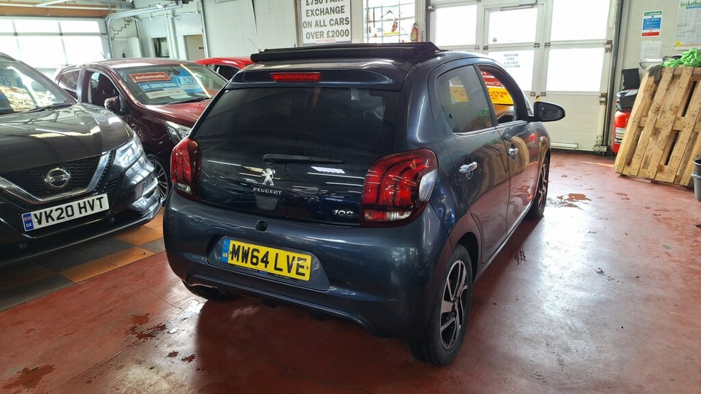 Peugeot 108 1.2 Vti Allure Top Convertible 5-Door From 4,195 MW64LVE Blue #4