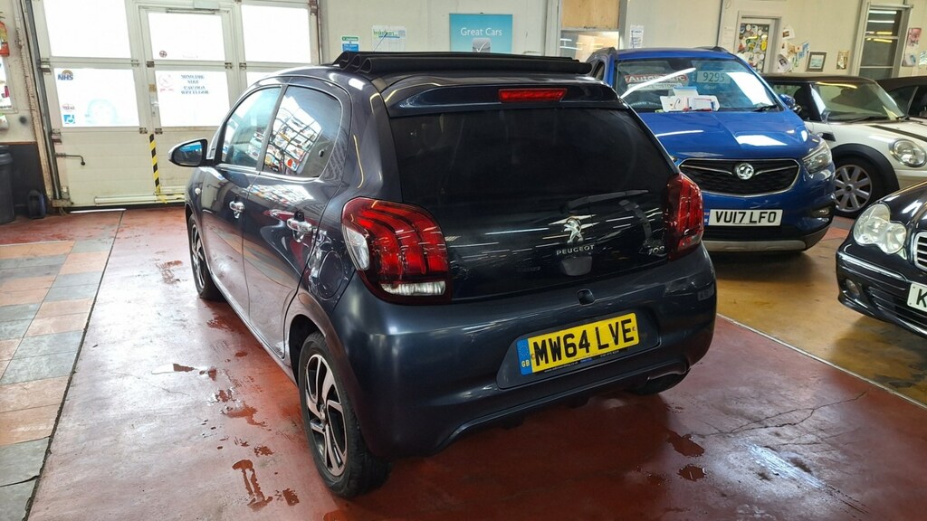 Peugeot 108 1.2 Vti Allure Top Convertible 5-Door From 4,195 MW64LVE Blue #5