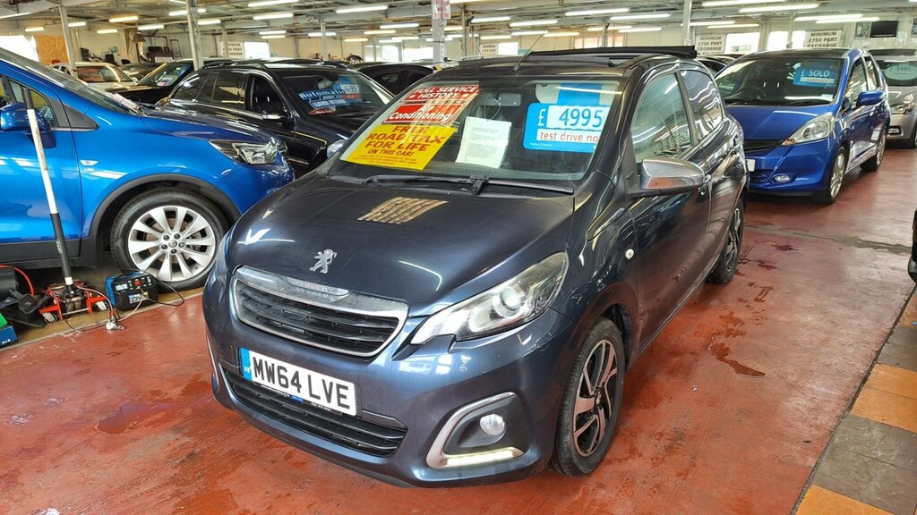 Peugeot 108 1.2 Vti Allure Top Convertible 5-Door From 4,195 MW64LVE Blue #2