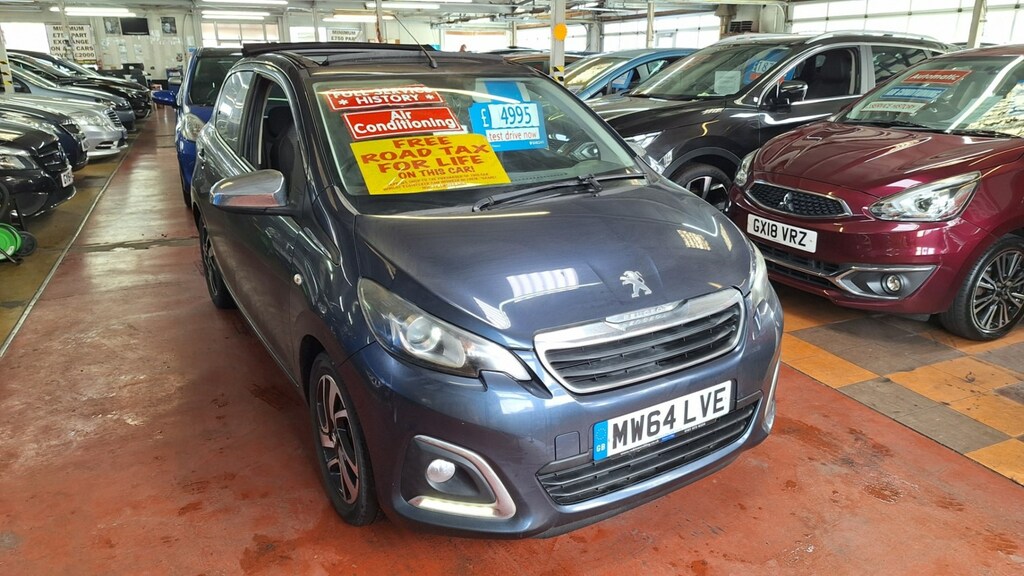 Peugeot 108 1.2 Vti Allure Top Convertible 5-Door From 4,195 MW64LVE Blue #3